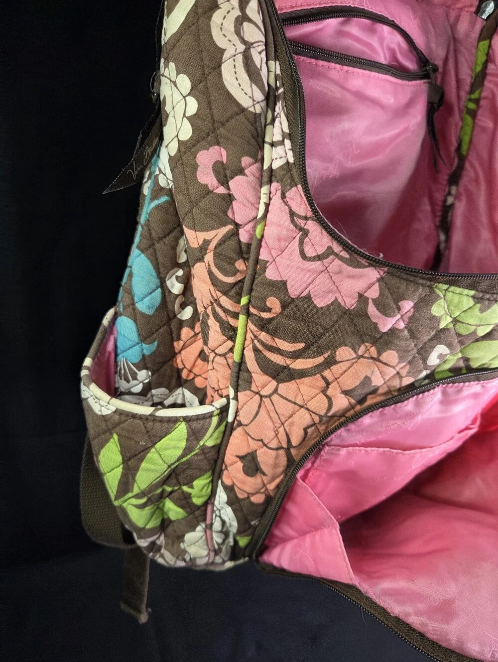 Vera Bradley Vintage Lola Print Backpack